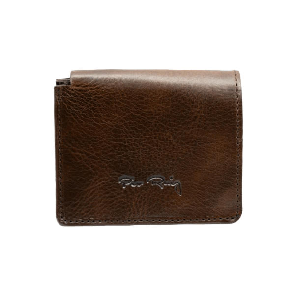 Slim Emma Leather Wallet- Brown Color